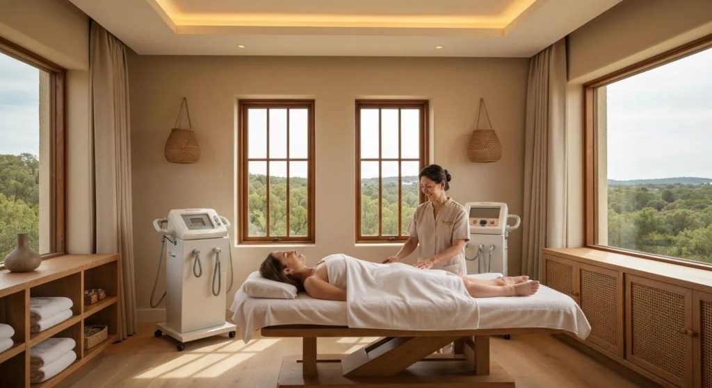 Experience personalized private wellness treatments at House of Sun, a sanctuary of calm.