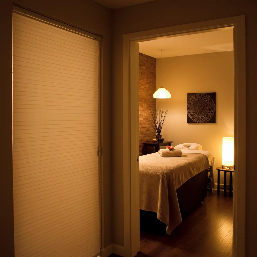 Private massage room emphasizing the importance of privacy in spa experiences