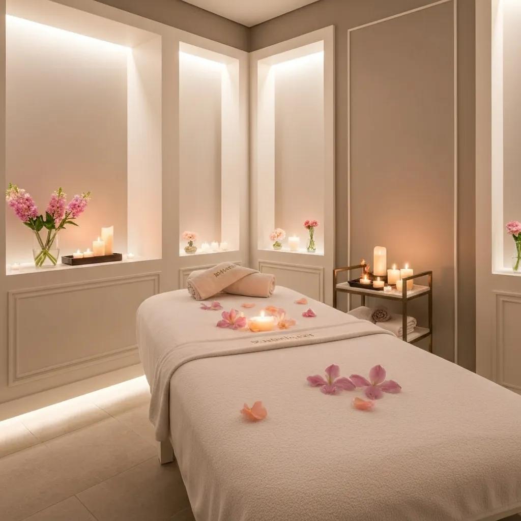 Elegant spa suite showcasing personalized luxury wellness experiences at House of Sun
