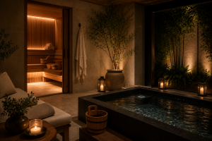 A peaceful environment focused on relaxation and recovery.